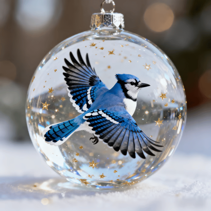 🔥🔥Ultimo giorno di sconto del 49% - Ornamenti in vetro di cristallo Wildlife Wonders 2026