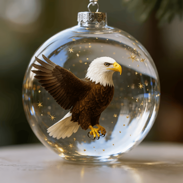 🔥🔥Ultimo giorno di sconto del 49% - Ornamenti in vetro di cristallo Wildlife Wonders 2026