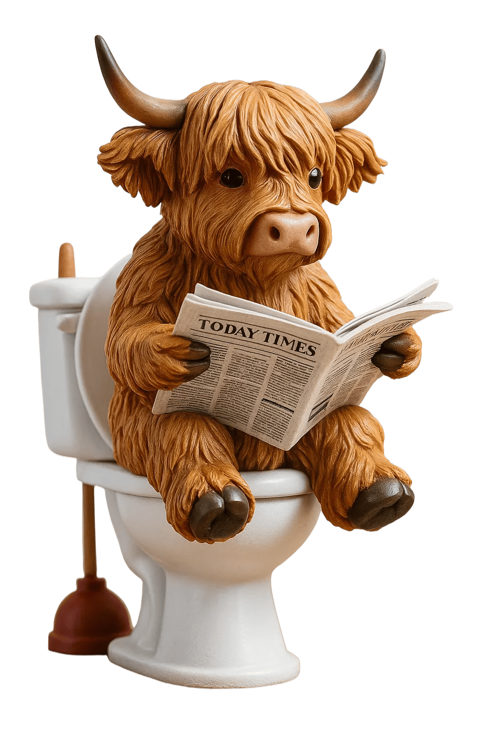 🐮Calendario dell'Avvento Mucca delle Highlands 2025🎄✨ - Bambola Mucca delle Highlands fatta a mano in 3D (24 pezzi)