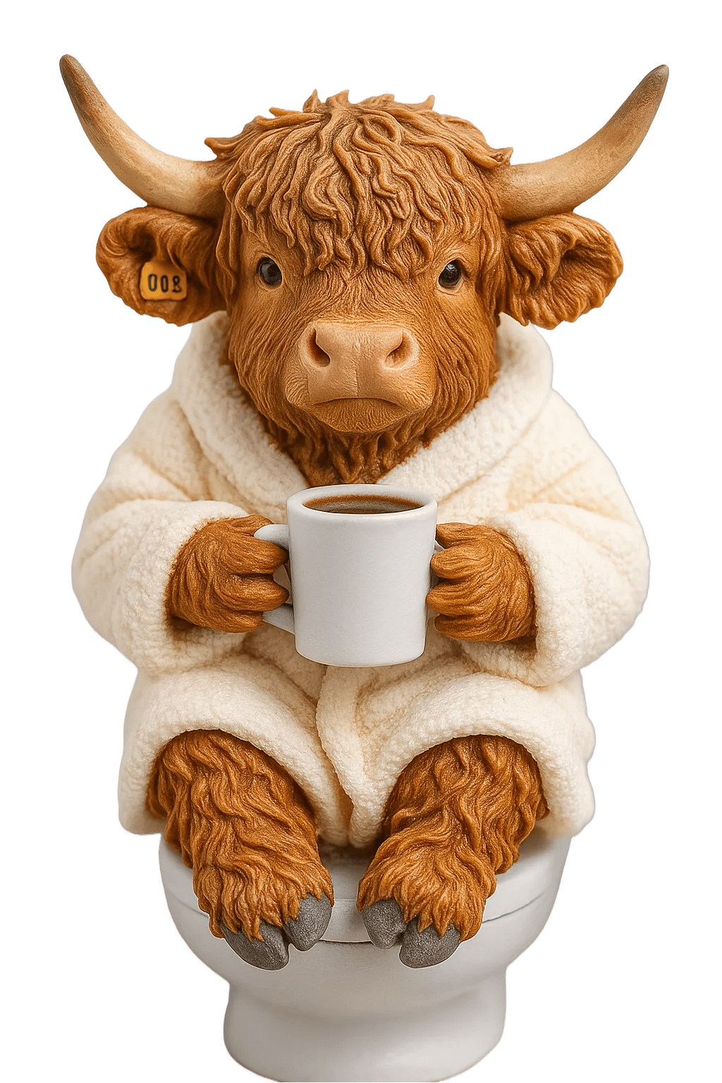 🐮Calendario dell'Avvento Mucca delle Highlands 2025🎄✨ - Bambola Mucca delle Highlands fatta a mano in 3D (24 pezzi)