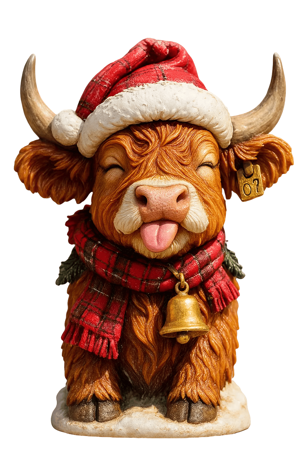 🐮Calendario dell'Avvento Mucca delle Highlands 2025🎄✨ - Bambola Mucca delle Highlands fatta a mano in 3D (24 pezzi)