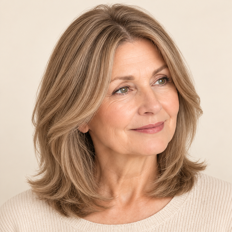 💇Copricapo per capelli dall'aspetto naturale per donna