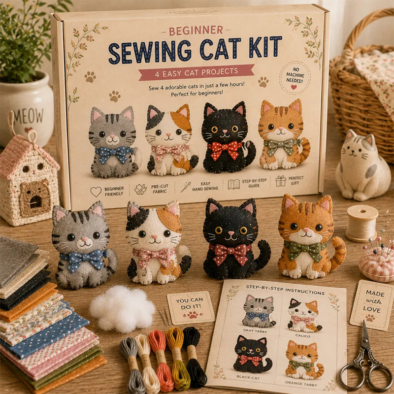 Stacca la spina, rilassati e cuci il tuo piccolo amico tascabile! 🧵✨