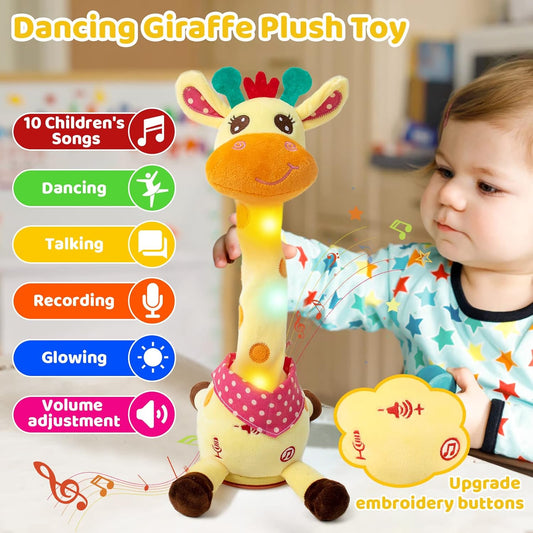🎉 Il giocattolo musicale a forma di giraffa più venduto: canta, balla e ripete quello che dici! 🦒🎵🗣️