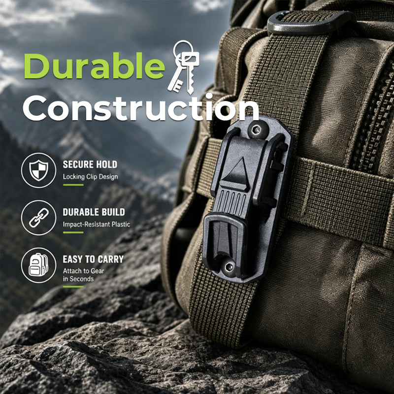 🪓🔑 Portachiavi tattico Molle: l'accessorio EDC definitivo per non dover più cercare le chiavi!