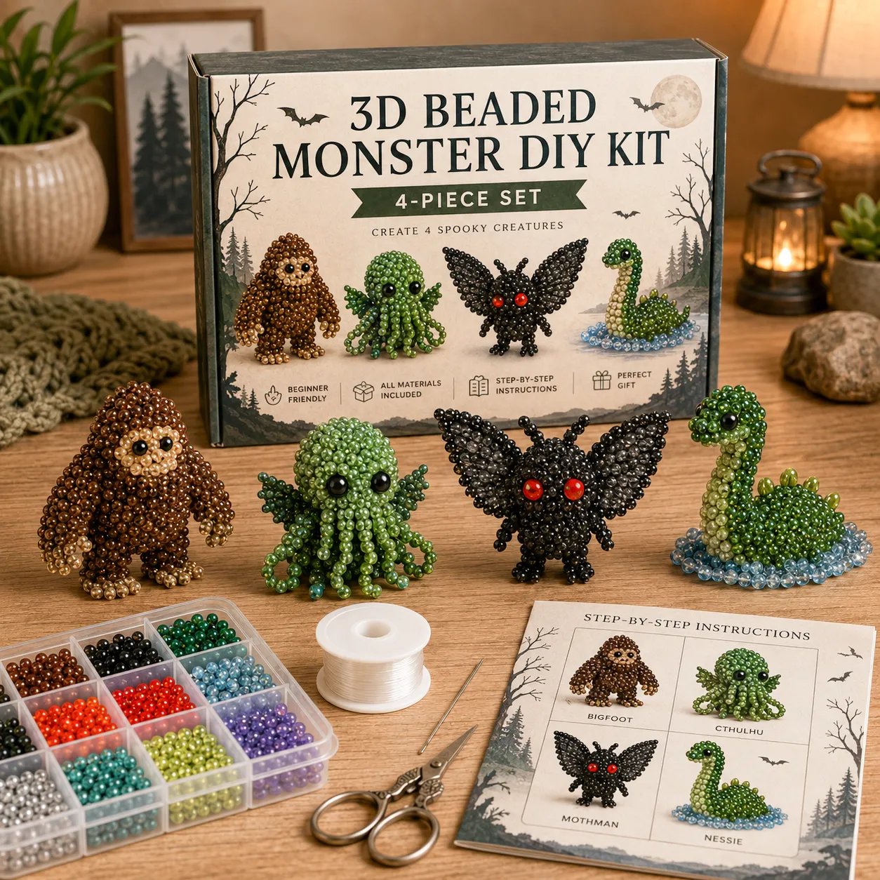 🐦Il tuo nuovo hobby preferito è arrivato! -- Kit fai da te per creare piccoli animali 3D con perline