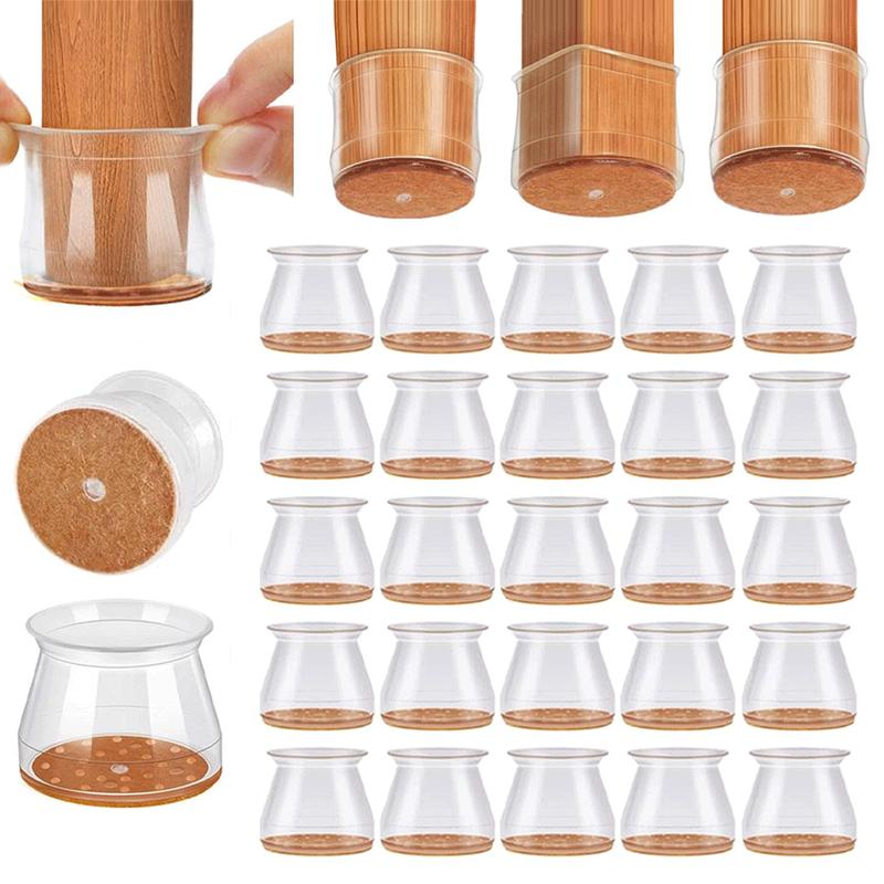 ✨ Protezioni universali in gomma per gambe di sedie: adatte a tutte le forme di gambe di sedie, resistenti ai graffi e durevoli, la soluzione definitiva per proteggere i tuoi pavimenti