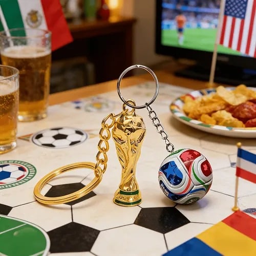 Portachiavi FIFA World Cup 2026 USA-MEX-CAN: porta con te lo spirito del gioco ovunque ✨