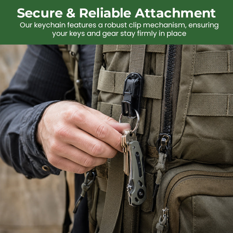 🪓🔑 Portachiavi tattico Molle: l'accessorio EDC definitivo per non dover più cercare le chiavi!