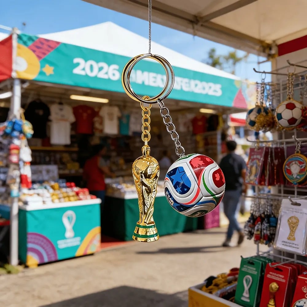 Portachiavi FIFA World Cup 2026 USA-MEX-CAN: porta con te lo spirito del gioco ovunque ✨
