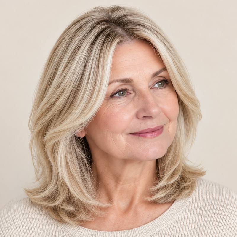 💇Copricapo per capelli dall'aspetto naturale per donna