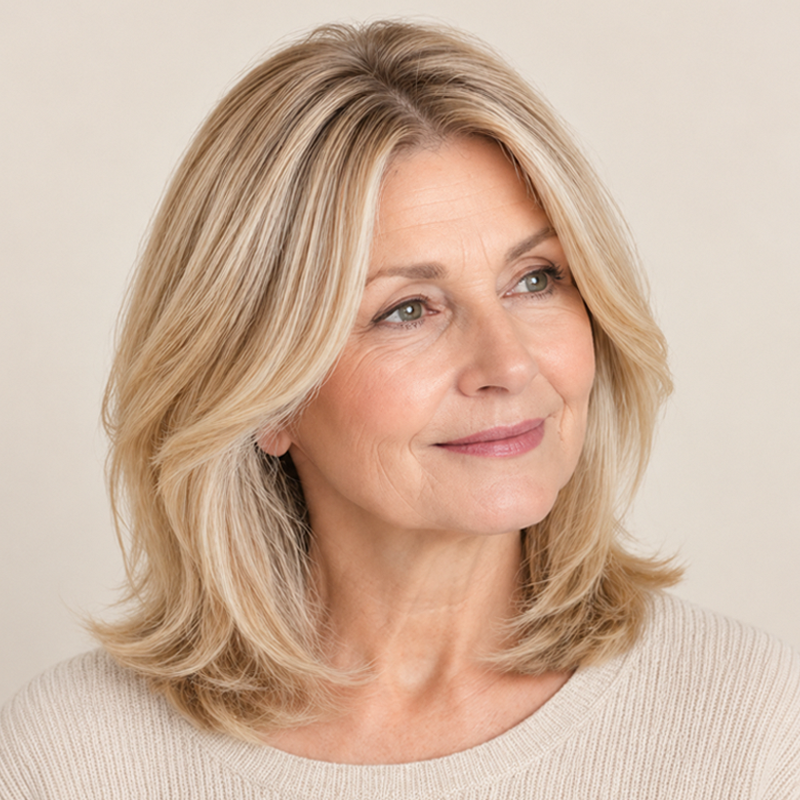 💇Copricapo per capelli dall'aspetto naturale per donna