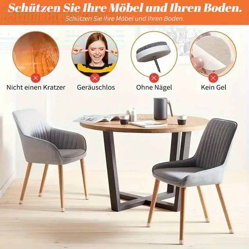 ✨ Protezioni universali in gomma per gambe di sedie: adatte a tutte le forme di gambe di sedie, resistenti ai graffi e durevoli, la soluzione definitiva per proteggere i tuoi pavimenti