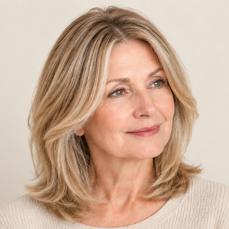 💇Copricapo per capelli dall'aspetto naturale per donna