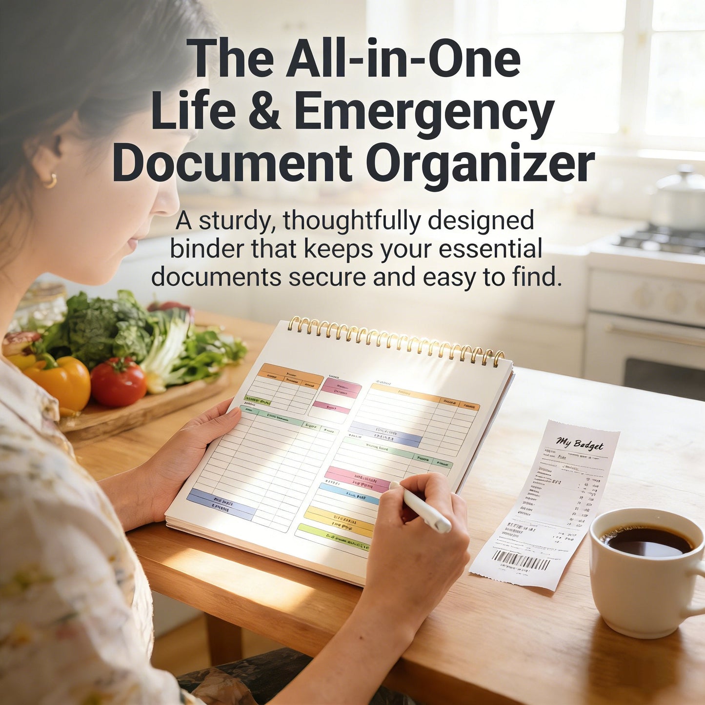 Libro delle spese domestiche – Pianificatore di budget giornaliero e settimanale