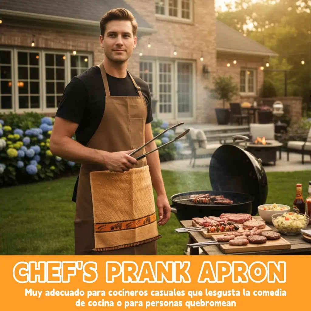 🔥 Grembiule da "Chef Capo" - Il regalo per il barbecue che nessuno si aspetta