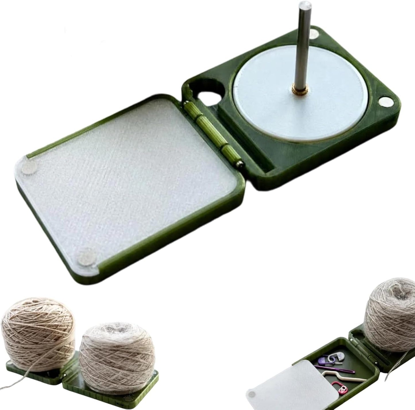 🧶Porta-filati portatile per uncinetto e maglia