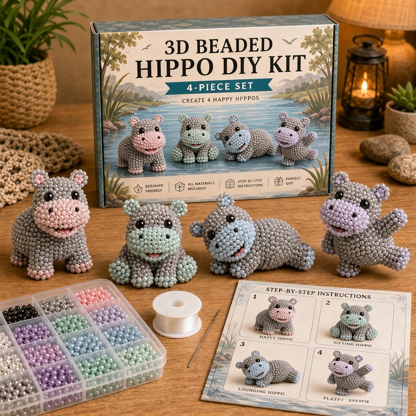 🐦Il tuo nuovo hobby preferito è arrivato! -- Kit fai da te per creare piccoli animali 3D con perline