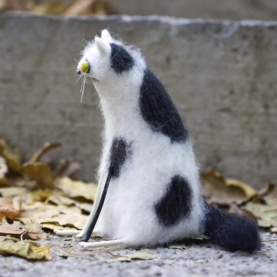 🎄✨Familiari in feltro di lana – Compagni eccentrici fatti a mano