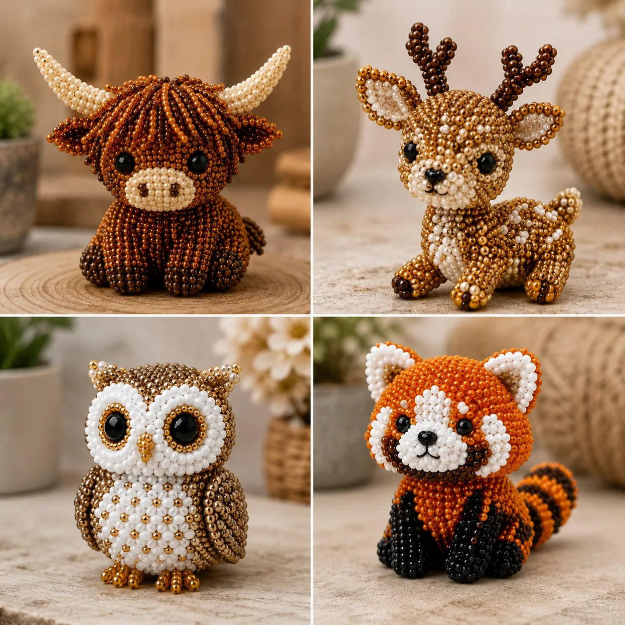 🐦Il tuo nuovo hobby preferito è arrivato! -- Kit fai da te per creare piccoli animali 3D con perline