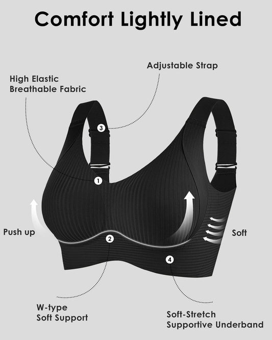 ⏳Offerta speciale settimanale per un periodo limitato❤️Reggiseno push-up da donna con spalline curve e regolabili