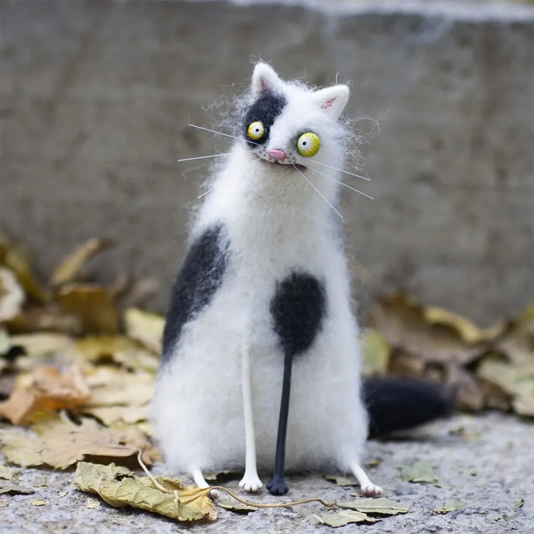 🎄✨Familiari in feltro di lana – Compagni eccentrici fatti a mano