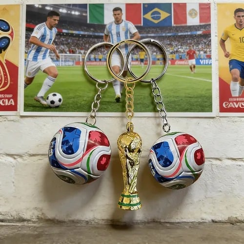 Portachiavi FIFA World Cup 2026 USA-MEX-CAN: porta con te lo spirito del gioco ovunque ✨